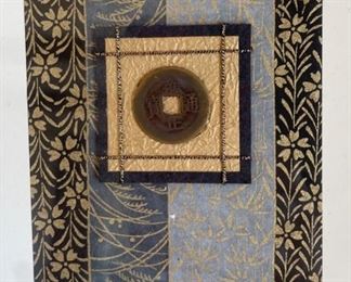 Chinese Coin Framed Art	12x11in
