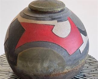 Paul  Donhauser Artist Pottery Vase Pot	
