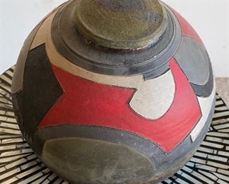 Paul  Donhauser Artist Pottery Vase Pot	
