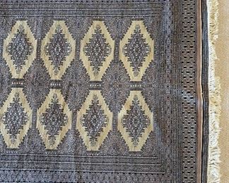 Authentic Pakistani Bokhara Hand Knotted Wool Rug 6x4	80x48in

