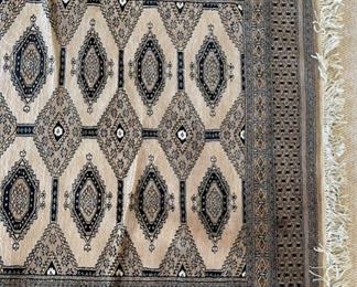 #2 Authentic Pakistani Bokhara Hand Knotted Wool Rug 6x4	80x48in
