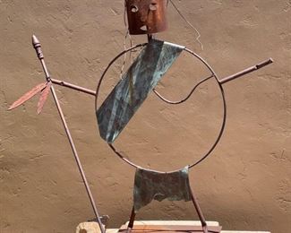 Rustic Metal Art Man with Spear	44 x 47 x 12
