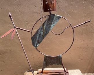 Rustic Metal Art Man with Spear	44 x 47 x 12
