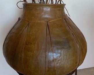 Large Tarahumara Style Pot with Stand	36x28x28
