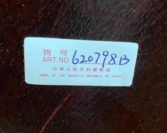 Large Carved Wood Lace Box Made in the People’s Republic of China	9x15x11
