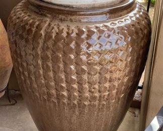 Extra Large Outdoor Brown Ceramic Pot 3ft Tall #1	36x28x28
