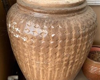 Extra Large Outdoor Brown Ceramic Pot 3ft Tall #2	36x28x28
