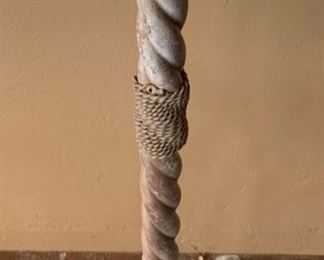 Iron & Glass Patio Candle Stand Holder #2 	64x11x11
