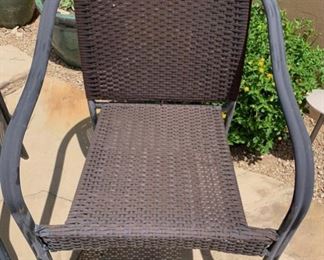 2pc Hampton Bay Outdoor Chairs Pair	33x24x24
