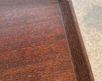 Extra Small Mid Century Wood Side Table/Plant Stand	17x12x10
