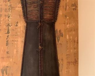 Wall Decor Wooden Panel of Traditional Gown Designed by Billy Moon	53x20x2
