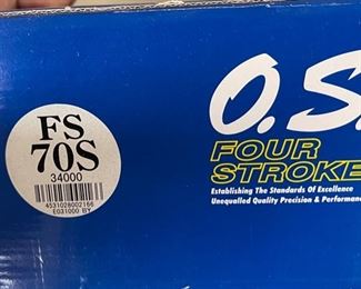 OS Four Stroke FS 70 S 3400 Model Airplane Engine	Box: 4x7.75x6in
