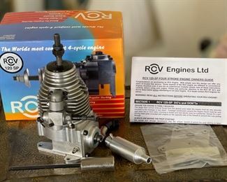 RCV 120 SP 4 Cycle Model Airplane Engine	Box: 4x7.5x5.5in
