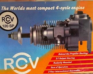 RCV 120 SP 4 Cycle Model Airplane Engine	Box: 4x7.5x5.5in
