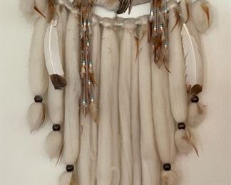 LG Native American Dream Catcher Macrame	57x26in
