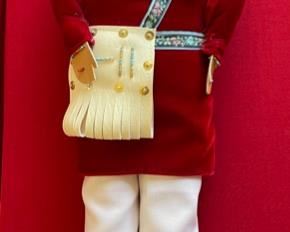 Native American Doll male	24in long
 