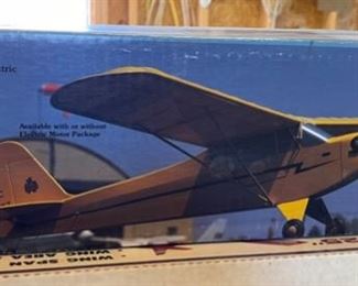 Great Planes ElectriCUB RC Model Airplane Radio Controlled ECUB-D  Palne	Wingspan: 58in
