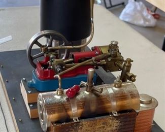 Model Steam Engine Fully Functional	11x16x9in
