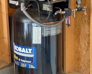 Kobalt 45 Gal Air Compressor K7045V Stationary	58x34x22in
