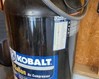 Kobalt 45 Gal Air Compressor K7045V Stationary	58x34x22in
