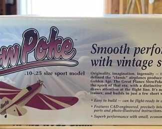Great Planes .10-.25 Sport Model Slow Poke RC Model Plane Airplane Radio Controlled Slowpoke	Wingspan: 50in
