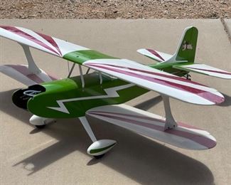SIG RC-69 Hog-Bipe RC Model Plane Airplane Radio Controlled	Wingspan: 50in
