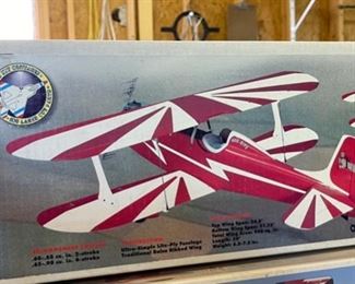 SIG RC-69 Hog-Bipe RC Model Plane Airplane Radio Controlled	Wingspan: 50in
