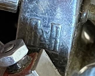 Vintage Ohlsson & Rice O&R Airplane Engine W/ Propeller	Motor: 5x2.5x3in
