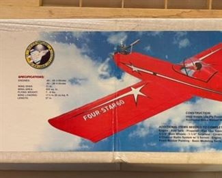 Sig Four-Star 60 RC-73 Partially Built Plane  Airplane	
