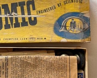 Vintage Atomic Class B Control-Line Leon Shulman Model airplane Unbuilt	2x5x19in
