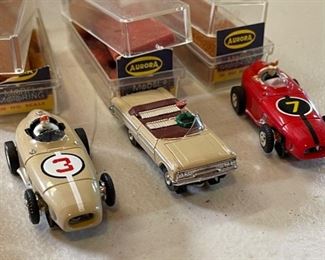 Vintage Aurora ThunderJet 500 HO Model Motoring Slot Car Set	
