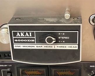 Akai 4000DB Vintage Reel-To-Reel Tape Deck Player	
