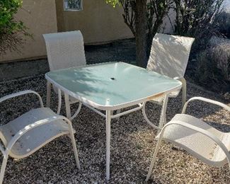 Outdoor table set
