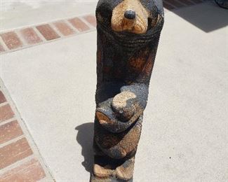 Carved bear