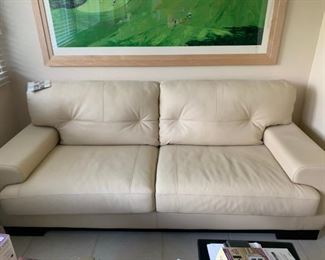 JAYMAR leather sofa
