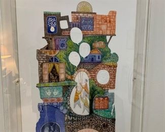 Amran Ebji signed "Children with Balloon in Safat (34/200)