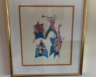 Amran Ebji signed "Orchestra"