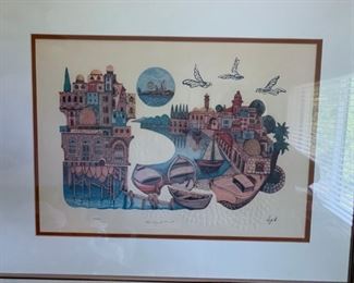 Amran Ebji signed "City of Jaffo"