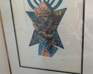 Amran Ebji signed "Six Symbols"