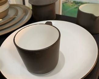 Jonas Roberts Terra Stone (Japan) - 12 plates & cups, sugar & creamer