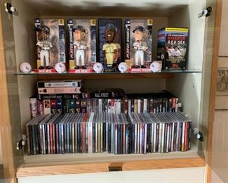 Red Sox Bobbleheads, CDs, DVDs, etc.