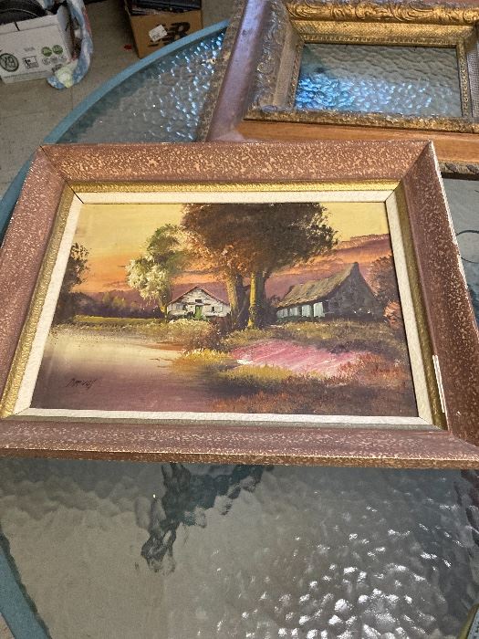 Framed Oil Painting 