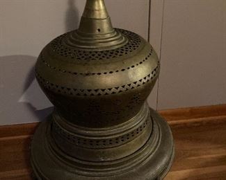 Brass Incense Burner .
Made in Italy 
Truly a conversation piece. 