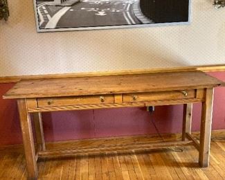 Solid Wood Buffet Table 