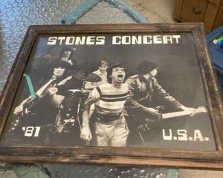 Rolling Stones Vintage Picture 1981 