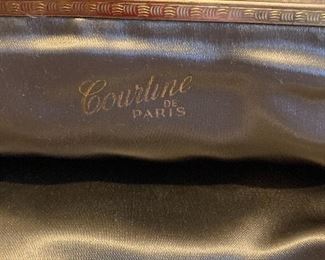 Inside of purse from Paris, France
Silk Lined
