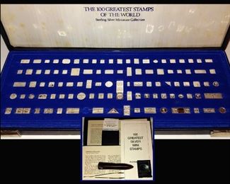 100 Greatest Stamps of the World Sterling Miniatures 