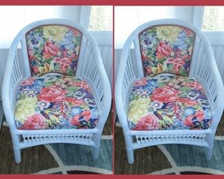 Lovely Pair of Heavy Duty Lanai Chairs