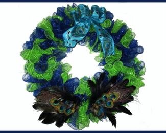 Really Lovely Peacock Wreath 