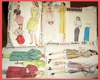 Small Sample of the Vintage Patterns Available